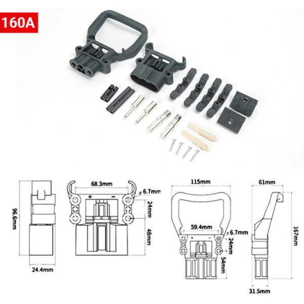 80A 160A 320A Rema Power Connector - Image 3